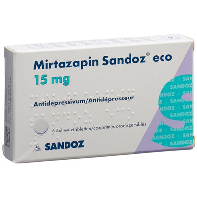 MIRTAZAPIN Sandoz eco Schmelztabl 15 mg 6 Stk