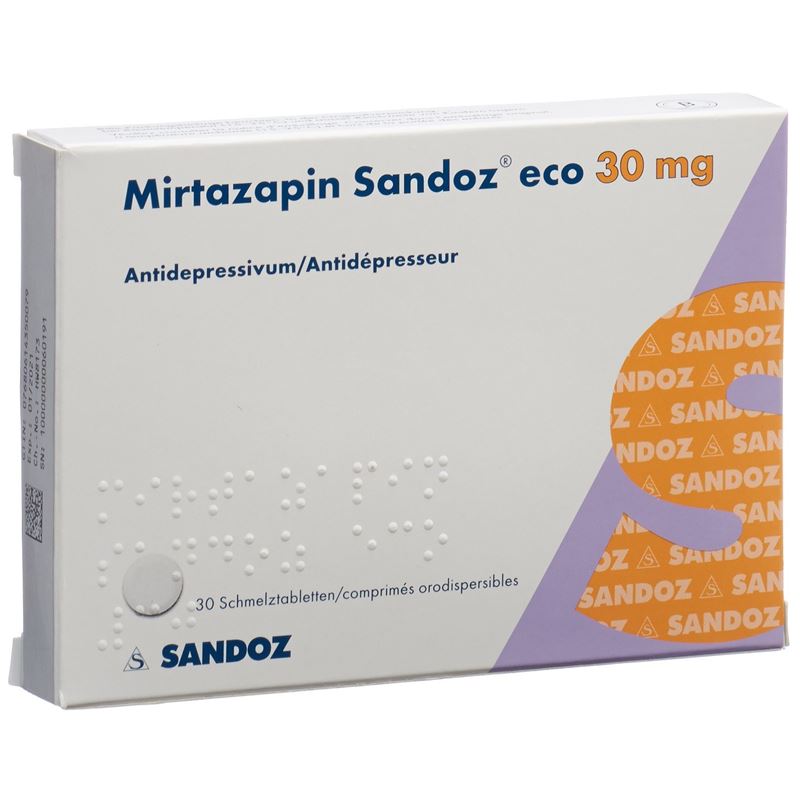 MIRTAZAPIN Sandoz eco Schmelztabl 30 mg 30 Stk