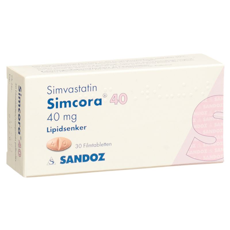 SIMCORA Filmtabl 40 mg 30 Stk