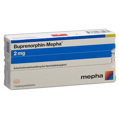 BUPRENORPHIN Mepha Subling Tabl 2 mg 7 Stk