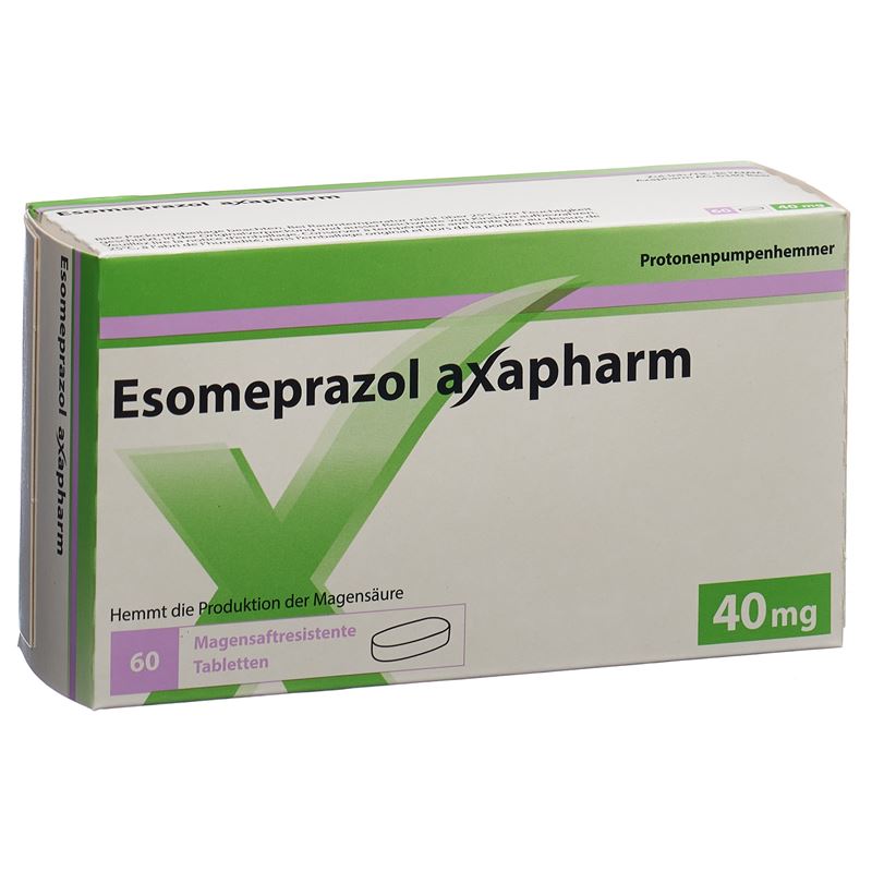 ESOMEPRAZOL Axapharm Filmtabl 40 mg 60 Stk