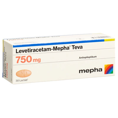 LEVETIRACETAM Mepha Teva Filmtabl 750 mg 30 Stk