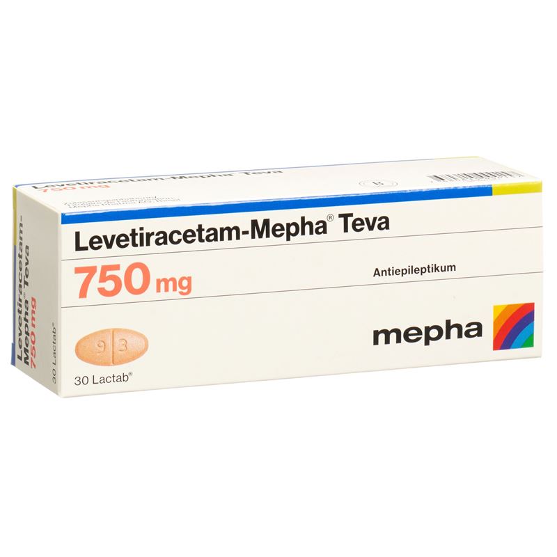 LEVETIRACETAM Mepha Teva Filmtabl 750 mg 30 Stk