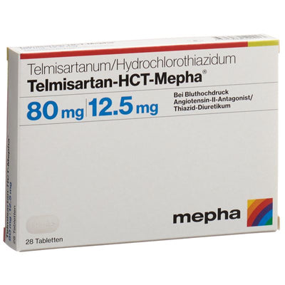 TELMISARTAN-HCT Mepha Tabl 80/12.5 mg 28 Stk