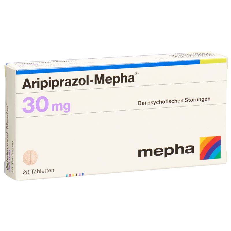 ARIPIPRAZOL Mepha Tabl 30 mg 28 Stk