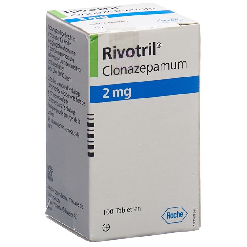 RIVOTRIL Tabl 2 mg Fl 100 Stk