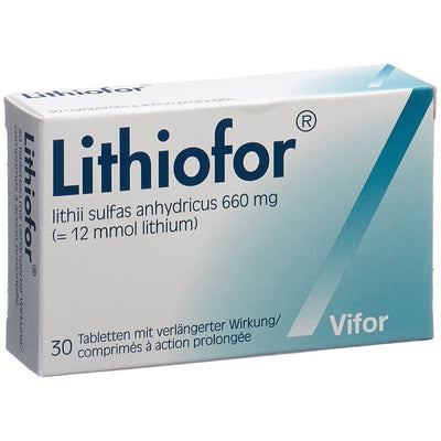 LITHIOFOR Ret Tabl 660 mg 30 Stk