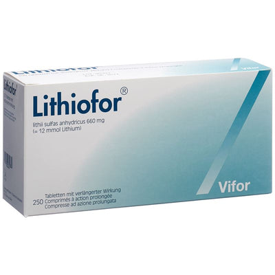 LITHIOFOR Ret Tabl 660 mg 250 Stk