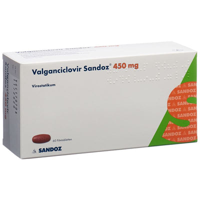 VALGANCICLOVIR Sandoz Filmtabl 450 mg 60 Stk