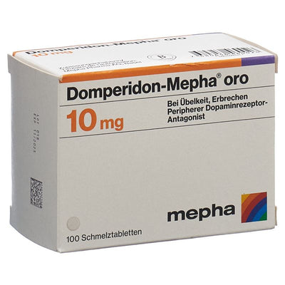 DOMPERIDON Mepha oro Schmelztabl 10 mg 100 Stk