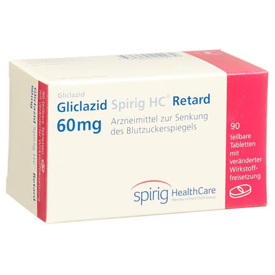 GLICLAZID Spirig HC Retard Ret Tabl 60 mg 90 Stk