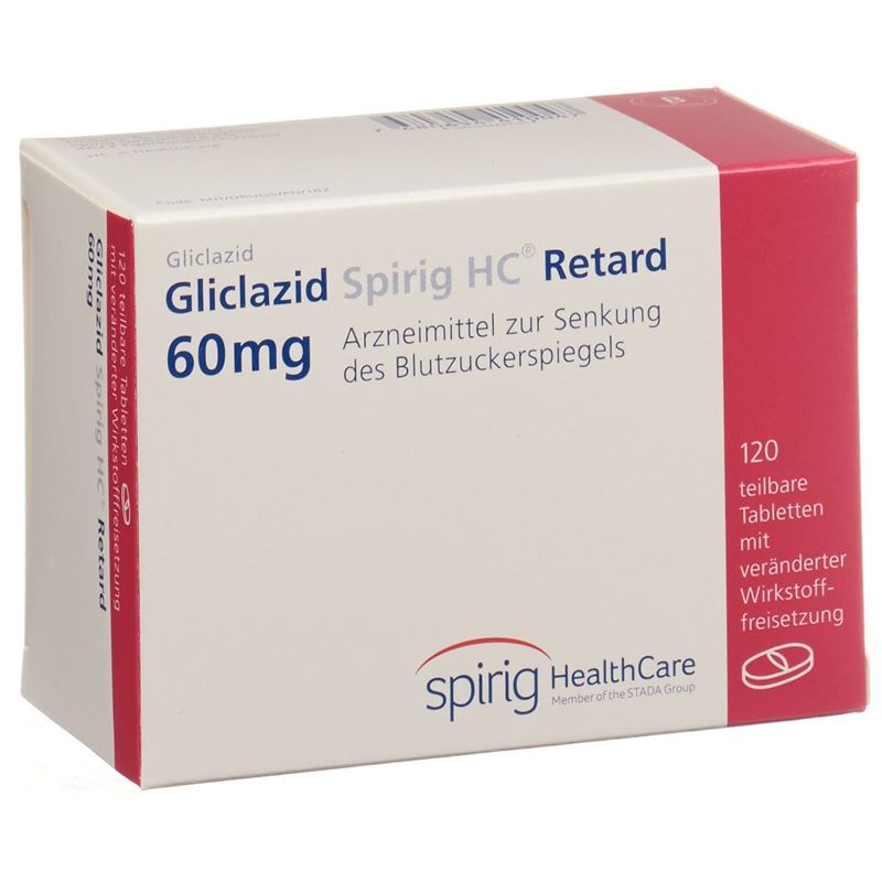 GLICLAZID Spirig HC Retard Ret Tabl 60 mg 120 Stk