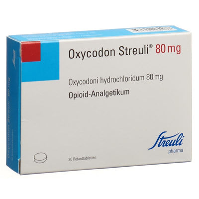 OXYCODON Streuli Ret Tabl 80 mg 30 Stk
