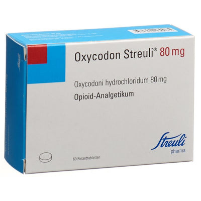 OXYCODON Streuli Ret Tabl 80 mg 60 Stk