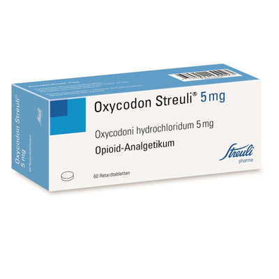 OXYCODON Streuli Ret Tabl 5 mg 60 Stk