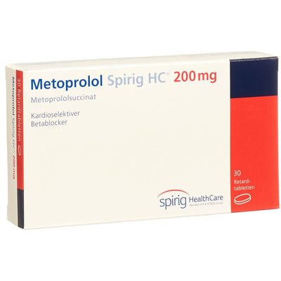 METOPROLOL Spirig HC Ret Filmtabl 200 mg 30 Stk