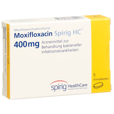 MOXIFLOXACIN Spirig HC Filmtabl 400 mg 5 Stk