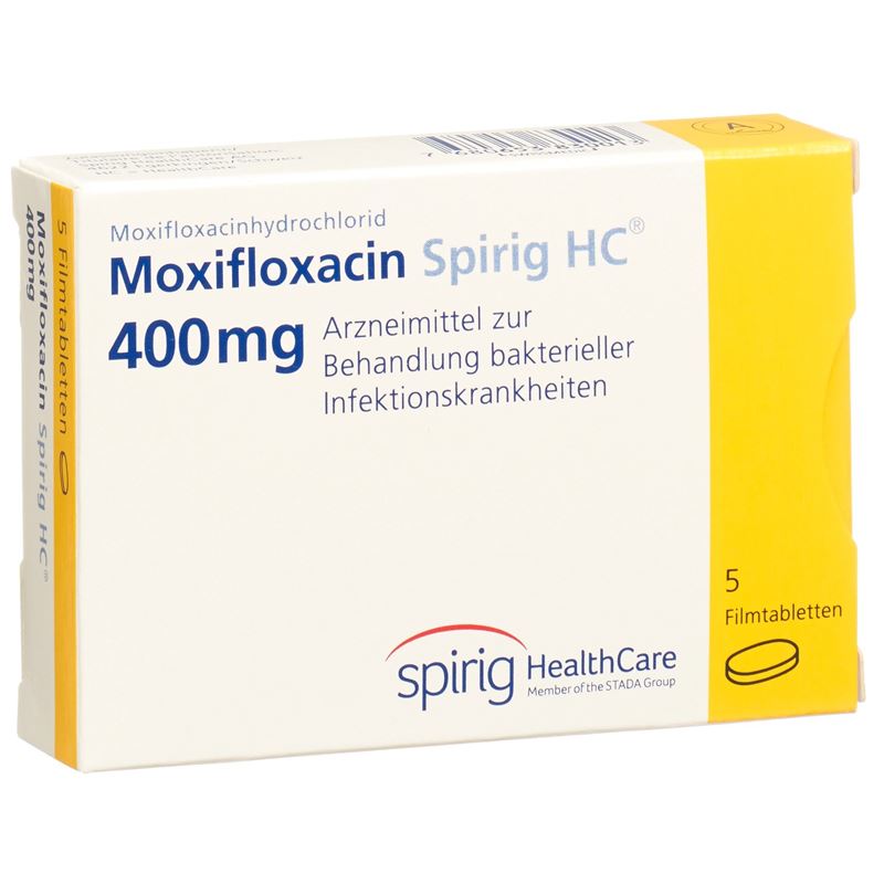 MOXIFLOXACIN Spirig HC Filmtabl 400 mg 5 Stk