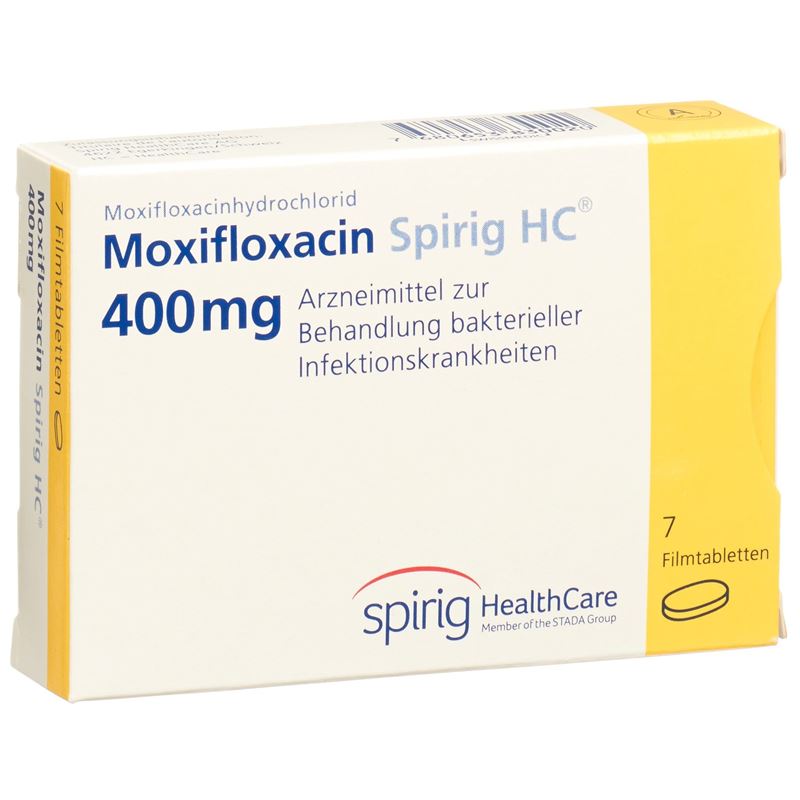 MOXIFLOXACIN Spirig HC Filmtabl 400 mg 7 Stk