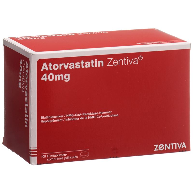 ATORVASTATIN Zentiva Filmtabl 40 mg 100 Stk