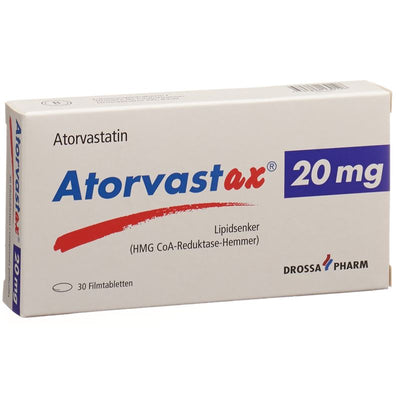 ATORVASTAX Filmtabl 20 mg 30 Stk