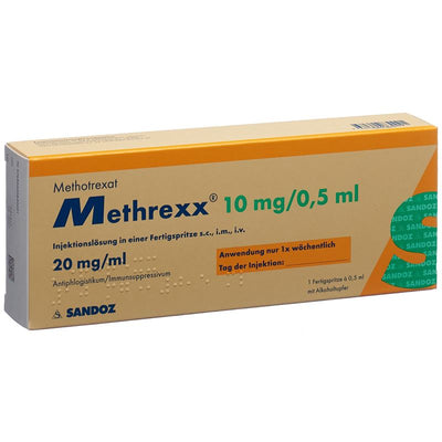 METHREXX Inj Lös 10 mg/0.5ml Fertspr 0.5 ml