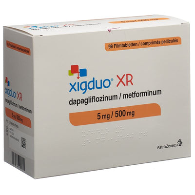 XIGDUO XR Filmtabl 5 mg/500 mg 98 Stk