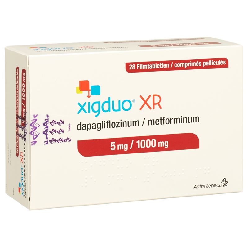 XIGDUO XR Filmtabl 5 mg/1000 mg 28 Stk