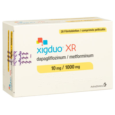 XIGDUO XR Filmtabl 10 mg/1000 mg 28 Stk