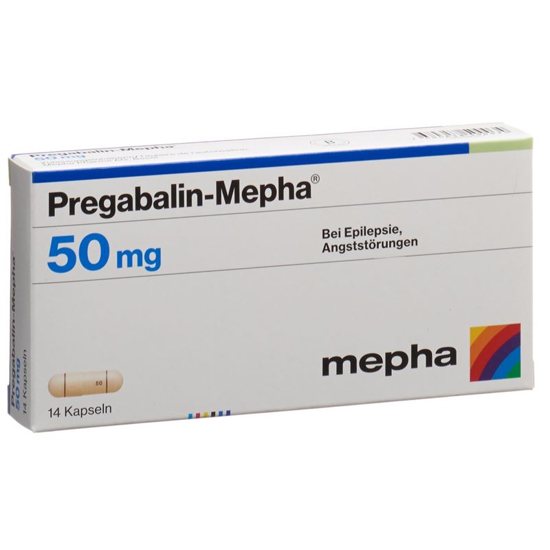 PREGABALIN Mepha Kaps 50 mg 14 Stk