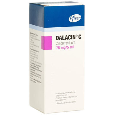 DALACIN C Gran 75 mg/5ml für Sirup Fl 80 ml
