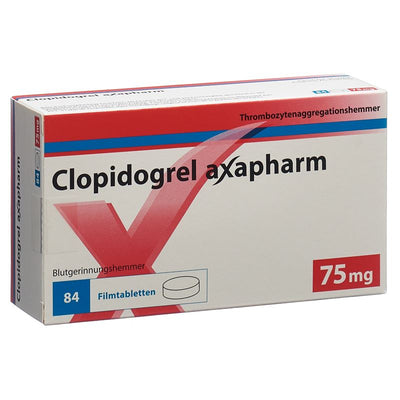 CLOPIDOGREL axapharm Filmtabl 75 mg 84 Stk