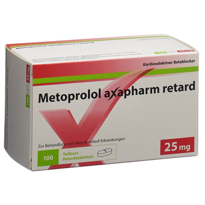 METOPROLOL Axapharm Ret Tabl 25 mg 100 Stk