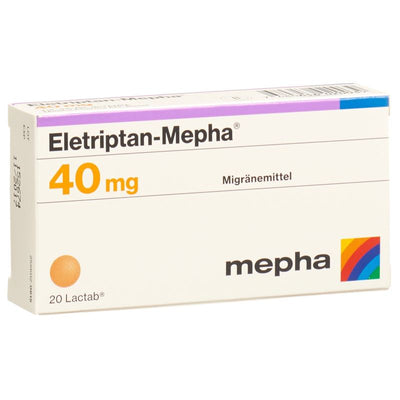 ELETRIPTAN Mepha Filmtabl 40 mg 20 Stk