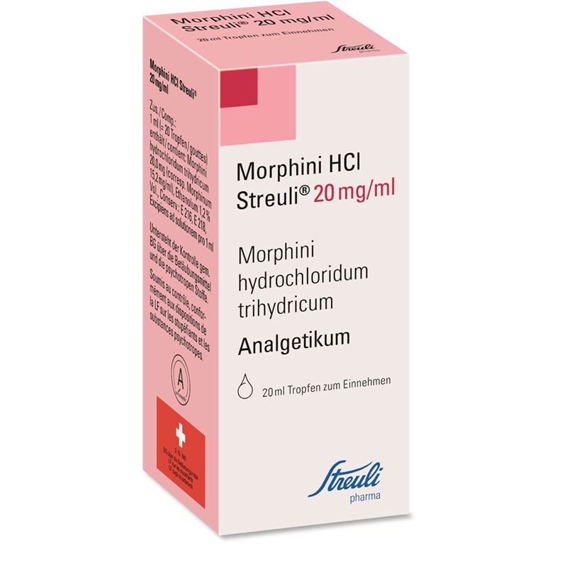 MORPHINI HCL Streuli Tropfen 20 mg/ml Fl 20 ml