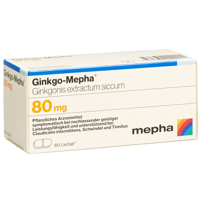 GINKGO Mepha Filmtabl 80 mg 60 Stk