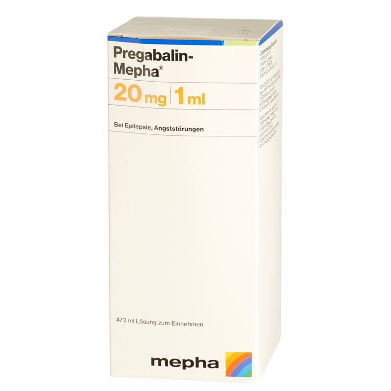 PREGABALIN Mepha Lös zum Einnehmen 20 mg/ml 473 ml