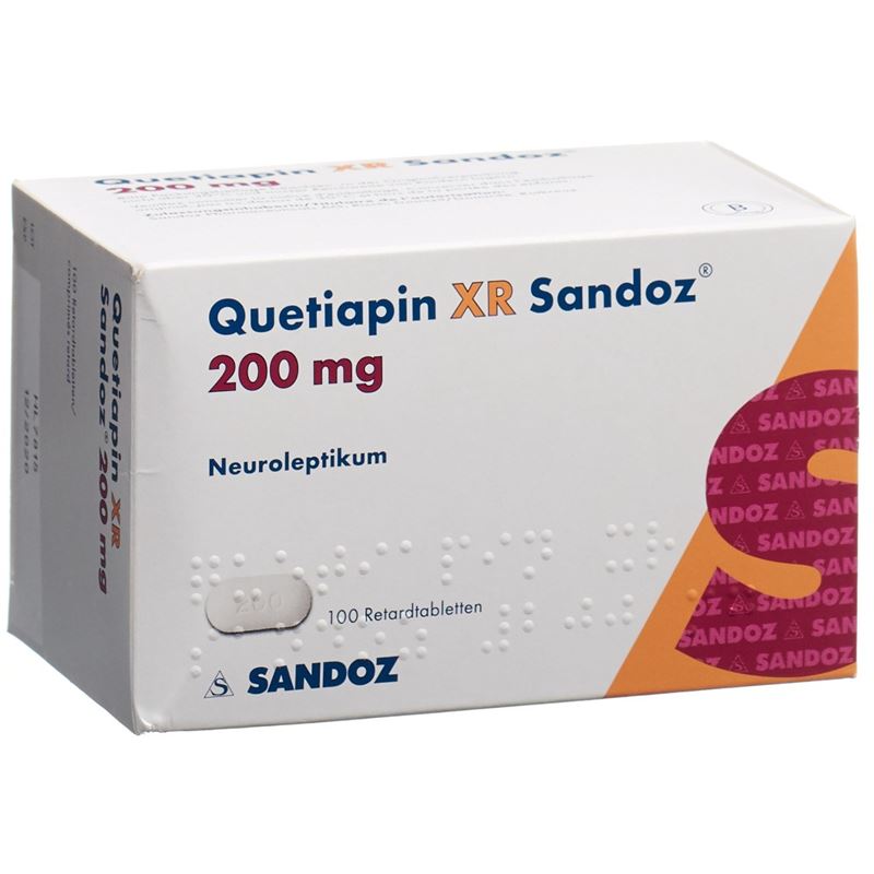 QUETIAPIN XR Sandoz Ret Tabl 200 mg 100 Stk