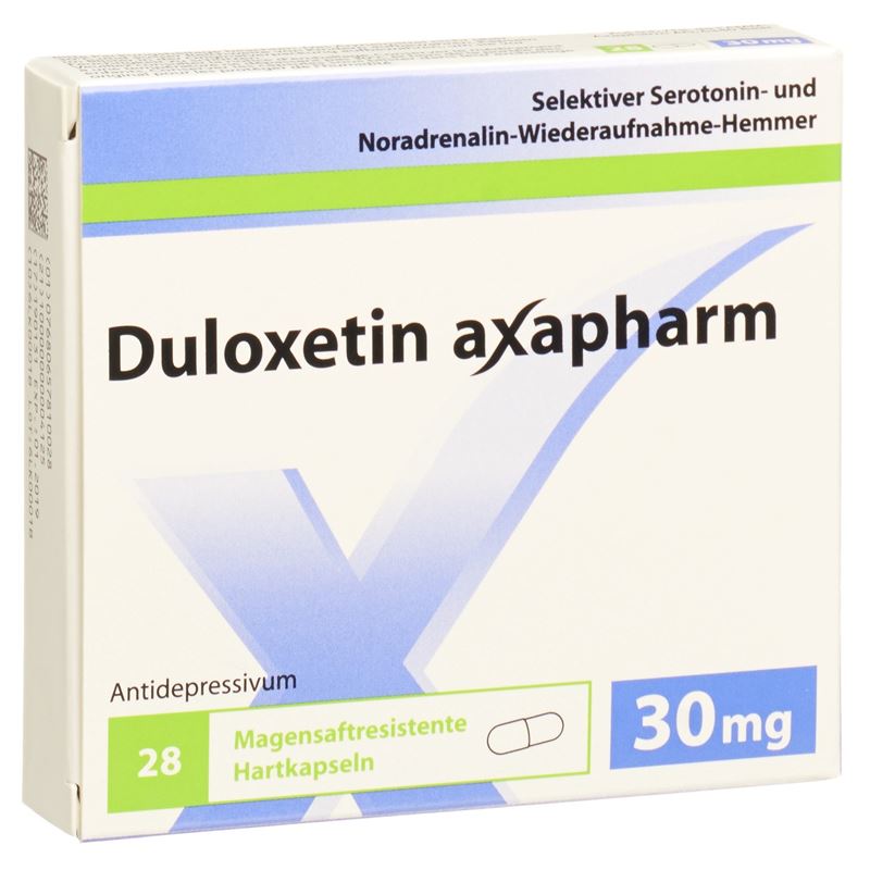 DULOXETIN axapharm Kaps 30 mg 28 Stk