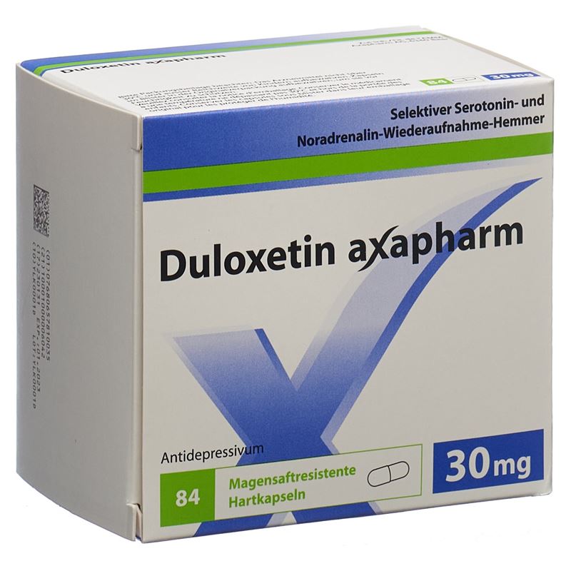 DULOXETIN axapharm Kaps 30 mg 84 Stk