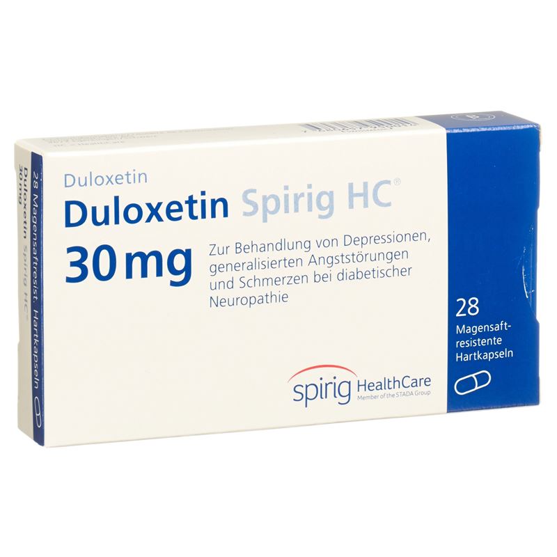 DULOXETIN Spirig HC Kaps 30 mg 28 Stk