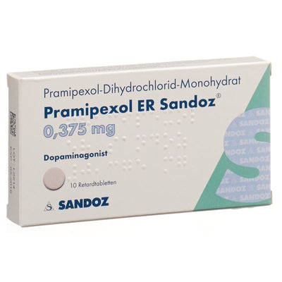 PRAMIPEXOL ER Sandoz Ret Tabl 0.375 mg 10 Stk