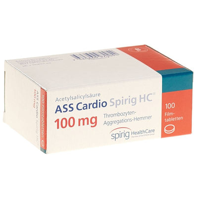 ASS CARDIO Spirig HC Filmtabl 100 mg 100 Stk