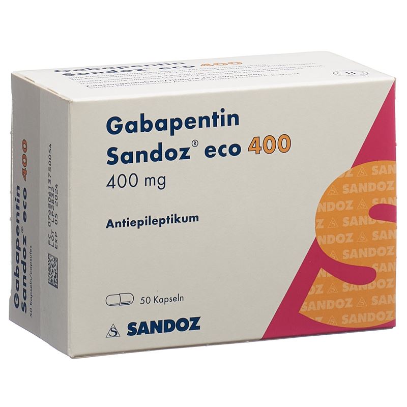 GABAPENTIN Sandoz eco Kaps 400 mg 50 Stk