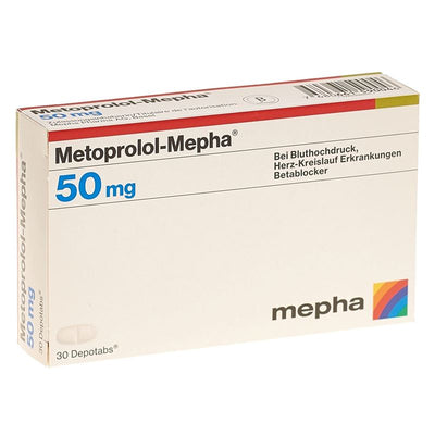 METOPROLOL Mepha Depotabs 50 mg 30 Stk