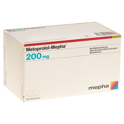 METOPROLOL Mepha Depotabs 200 mg 100 Stk