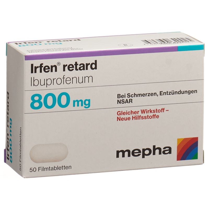 IRFEN retard Ret Filmtabl 800 mg 50 Stk