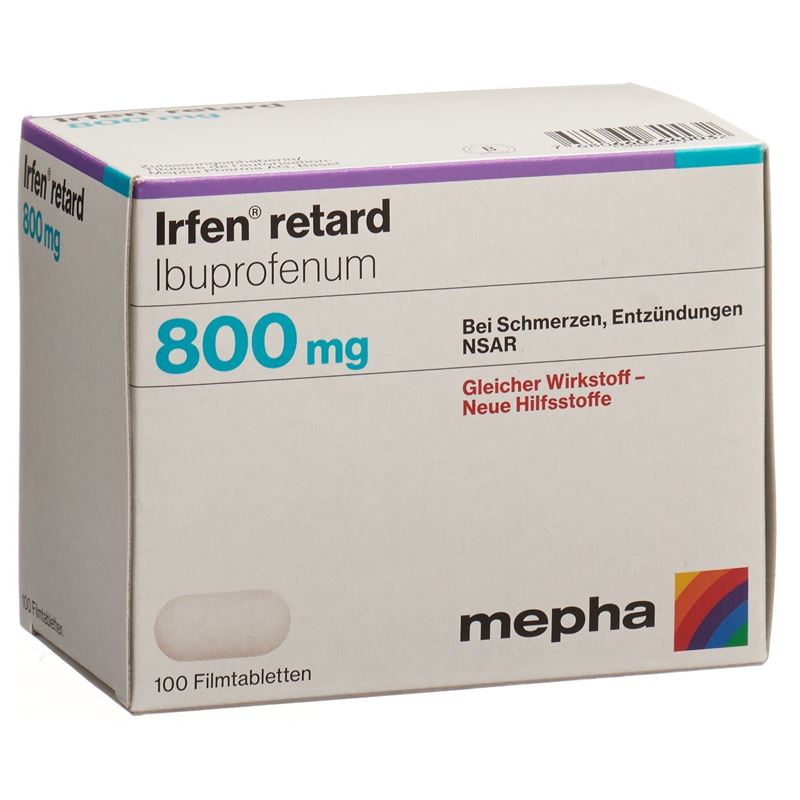 IRFEN retard Ret Filmtabl 800 mg 100 Stk