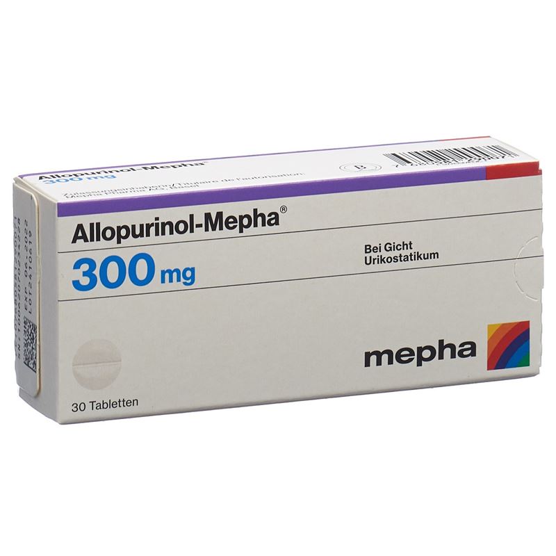 ALLOPURINOL Mepha Tabl 300 mg 30 Stk