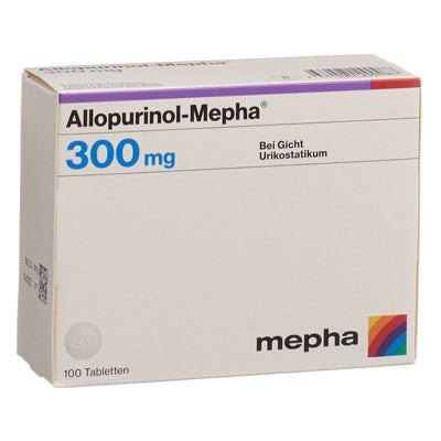 ALLOPURINOL Mepha Tabl 300 mg 100 Stk
